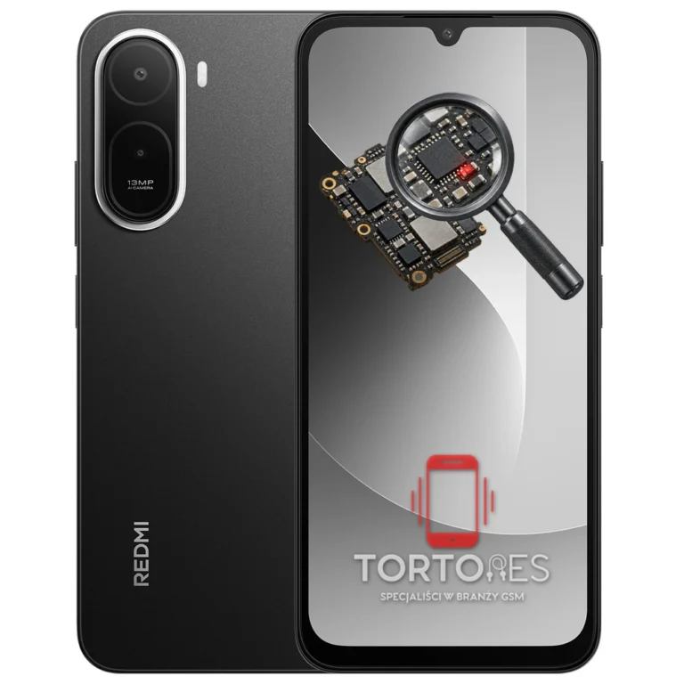 Redmi A7 Pro z symbolem diagnostyki - diagnoza telefonu