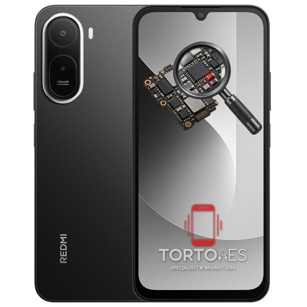 Redmi A7 Pro z symbolem diagnostyki - diagnoza telefonu