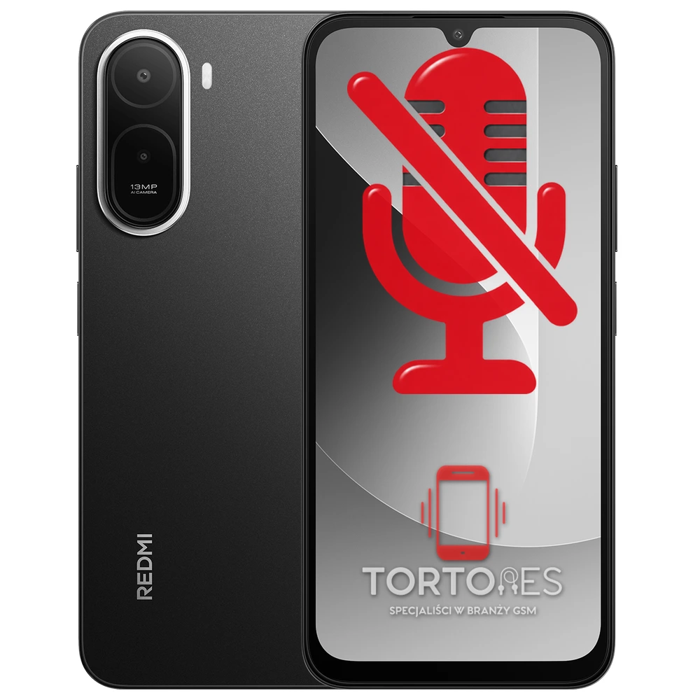 Redmi A7 Pro z symbolem mikrofonu - naprawa mikrofonu