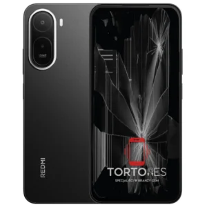 Redmi A7 Pro z ilustracją pękniętego wyświetlacza - wymiana zbitego wyświetlacza