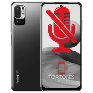 Redmi Note 10 5G z symbolem mikrofonu - naprawa mikrofonu