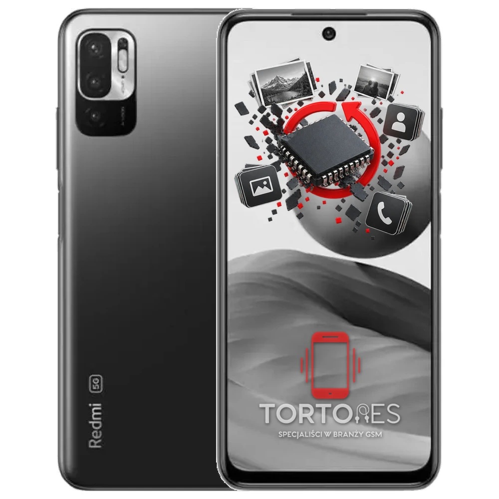 Redmi Note 10 5G z ilustracją odzyskiwania danych - odzyskiwanie danych