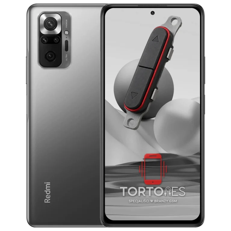 Redmi Note 10 Pro z symbolem przycisków - naprawa przycisków włączania i głośności