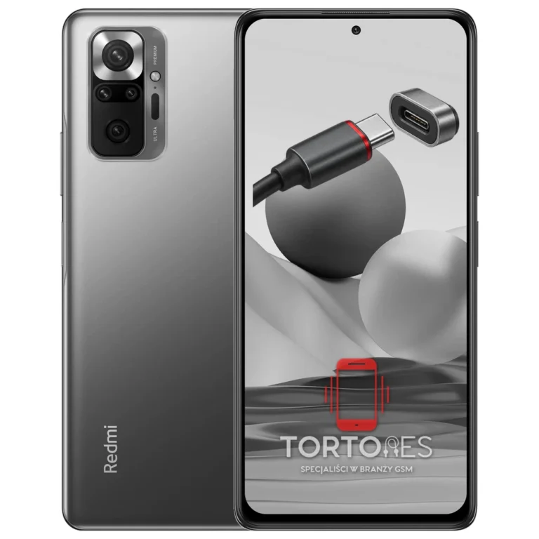 Redmi Note 10 Pro z ilustracją złącza ładowania - naprawa złącza ładowania