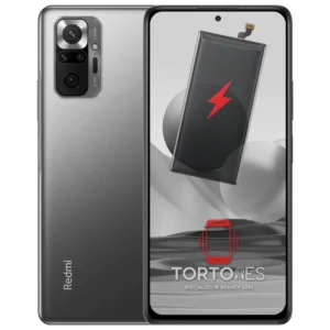 Redmi Note 10 Pro z ilustracją baterii - wymiana baterii