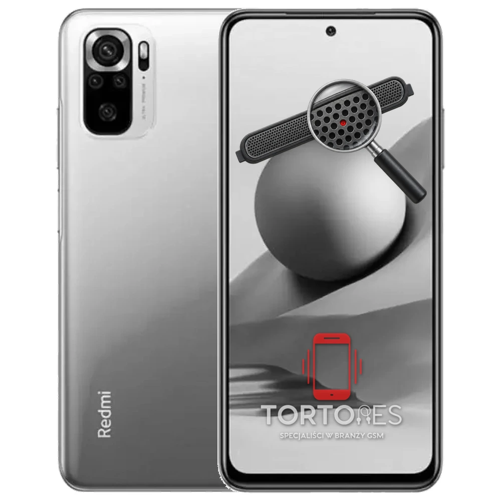 Redmi Note 10S z symbolem głośnika rozmów - wymiana głośnika rozmów