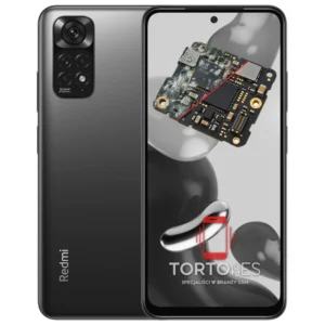 Redmi Note 11 z ilustracją zalania - czyszczenie po zalaniu