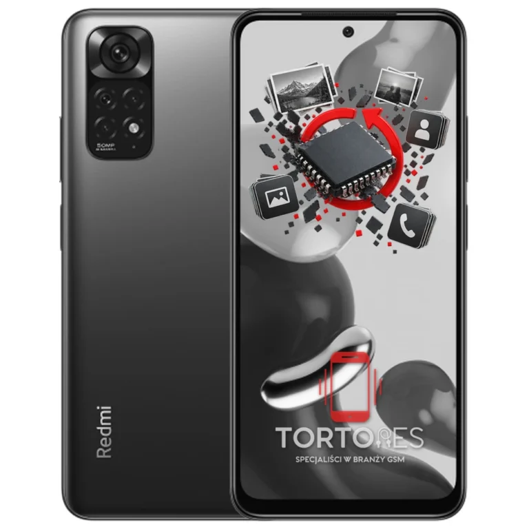 Redmi Note 11 z ilustracją odzyskiwania danych - odzyskiwanie danych