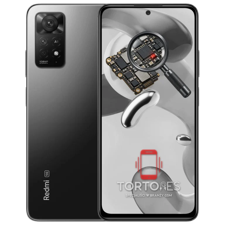 Redmi Note 11 Pro 5G z symbolem diagnostyki - diagnoza telefonu