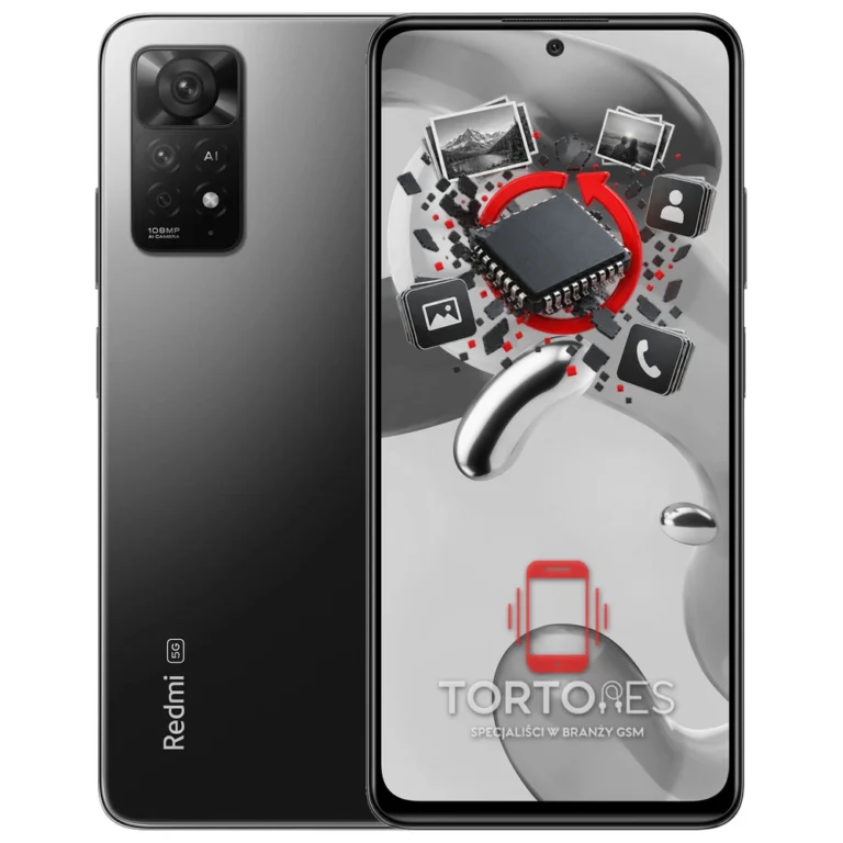 Redmi Note 11 Pro 5G z ilustracją odzyskiwania danych - odzyskiwanie danych
