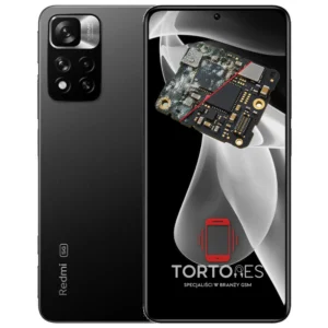 Redmi Note 11 Pro+ 5G z ilustracją zalania - czyszczenie po zalaniu