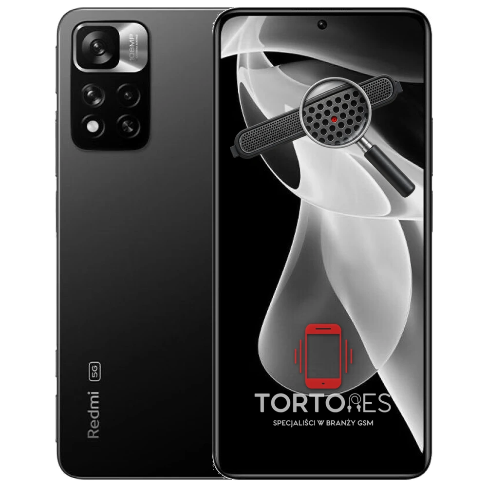 Redmi Note 11 Pro+ 5G z symbolem głośnika rozmów - wymiana głośnika rozmów