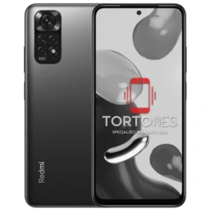 Redmi Note 11 - widok przodu i tyłu telefonu