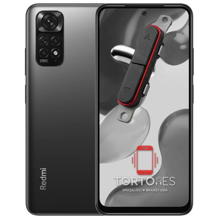 Redmi Note 11S z symbolem przycisków - naprawa przycisków włączania i głośności