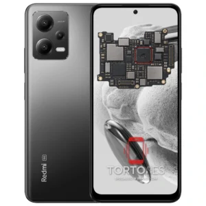 Redmi Note 12 5G z ilustracją płyty głównej - naprawa płyty głównej