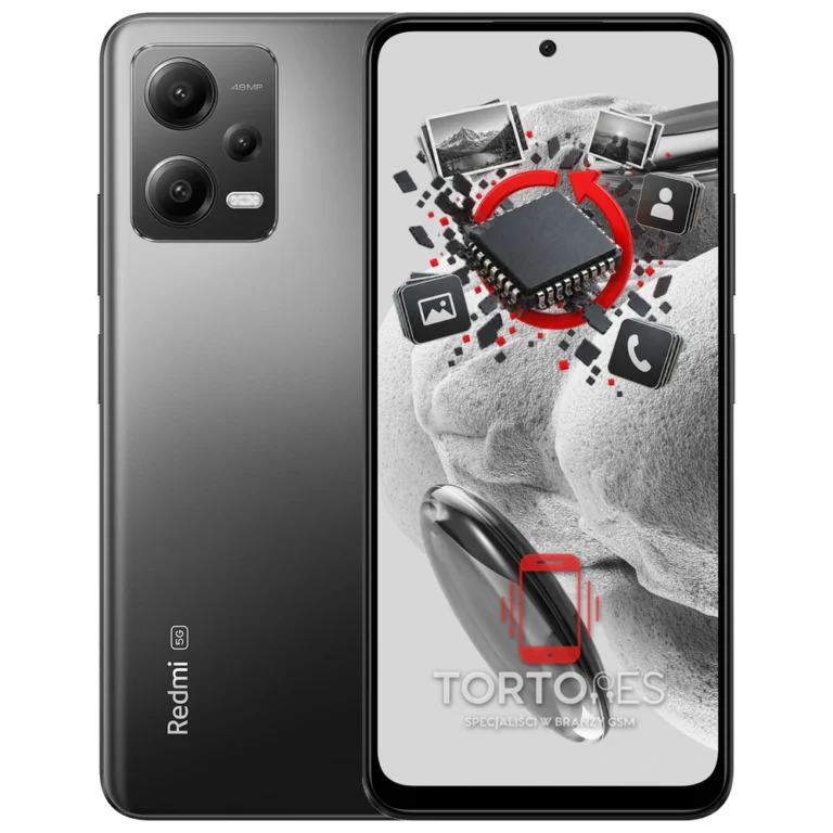 Redmi Note 12 5G z ilustracją odzyskiwania danych - odzyskiwanie danych