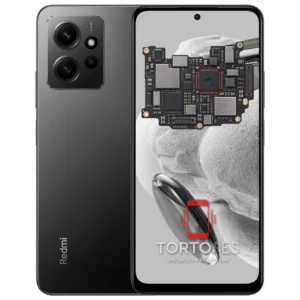 Redmi Note 12 z ilustracją płyty głównej - naprawa płyty głównej