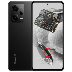 Redmi Note 12 Pro 5G z ilustracją zalania - czyszczenie po zalaniu