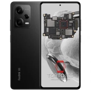 Redmi Note 12 Pro 5G z ilustracją płyty głównej - naprawa płyty głównej