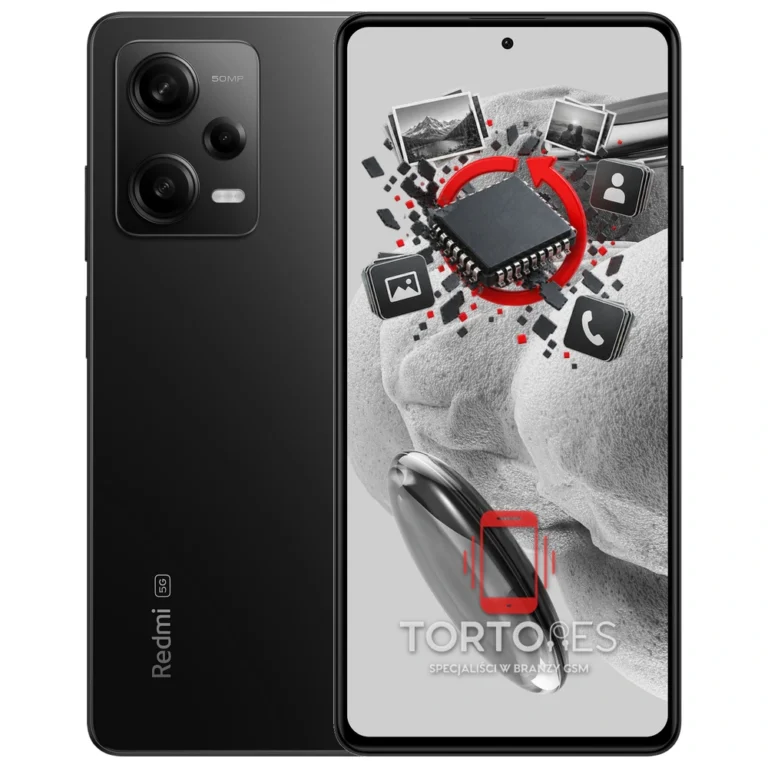 Redmi Note 12 Pro 5G z ilustracją odzyskiwania danych - odzyskiwanie danych