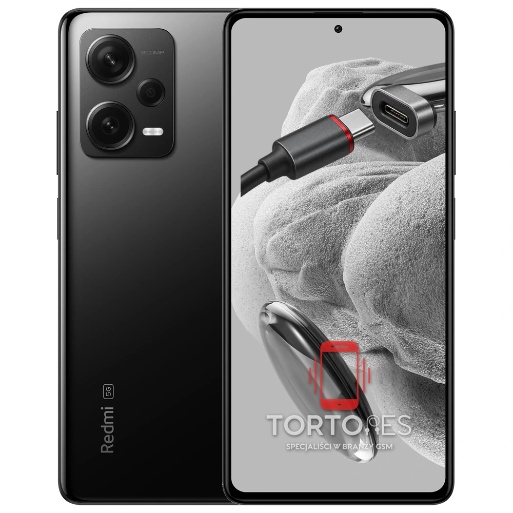 Redmi Note 12 Pro+ 5G z ilustracją złącza ładowania - naprawa złącza ładowania