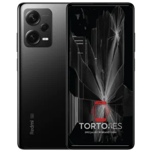 Redmi Note 12 Pro+ 5G z ilustracją pękniętego wyświetlacza - wymiana zbitego wyświetlacza