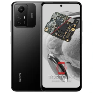 Redmi Note 12S z ilustracją zalania - czyszczenie po zalaniu