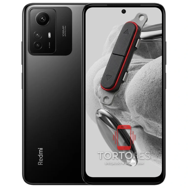 Redmi Note 12S z symbolem przycisków - naprawa przycisków włączania i głośności