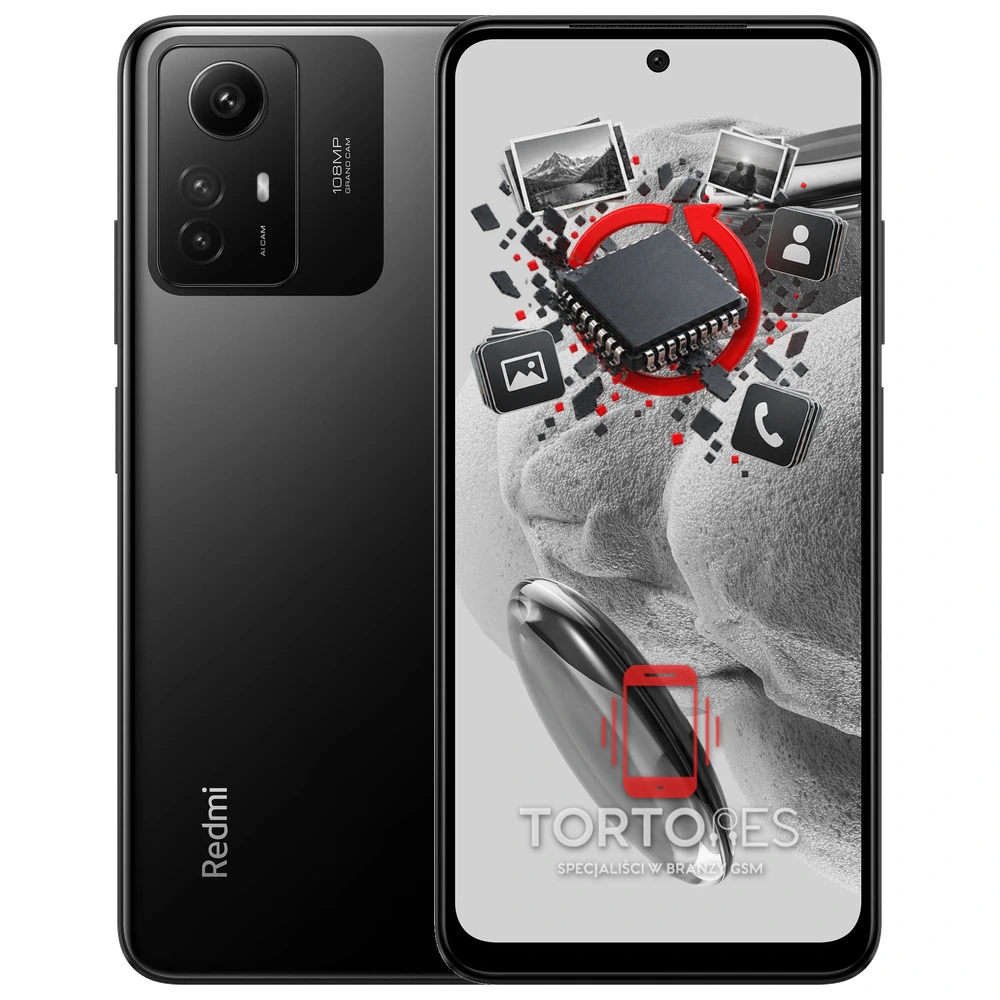 Redmi Note 12S z ilustracją odzyskiwania danych - odzyskiwanie danych
