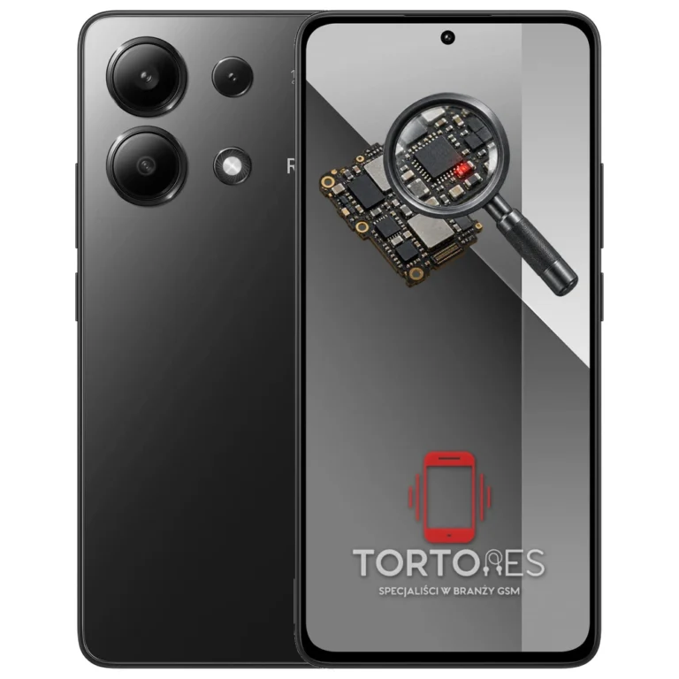Redmi Note 13 z symbolem diagnostyki - diagnoza telefonu