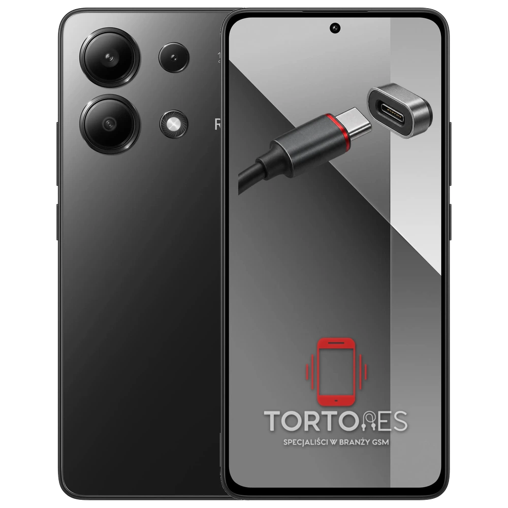 Redmi Note 13 z ilustracją złącza ładowania - naprawa złącza ładowania
