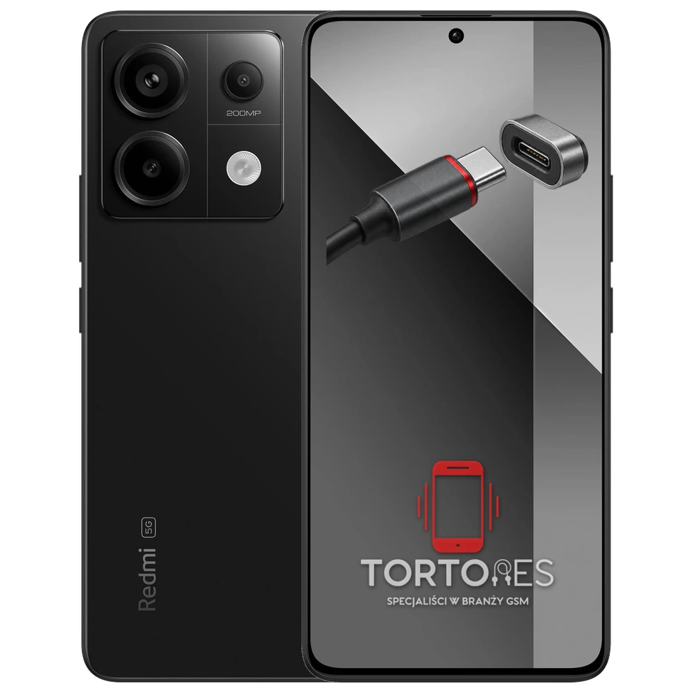 Redmi Note 13 Pro 5G z ilustracją złącza ładowania - naprawa złącza ładowania