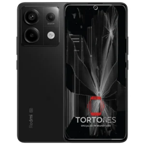Redmi Note 13 Pro 5G z ilustracją pękniętego wyświetlacza - wymiana zbitego wyświetlacza