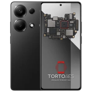 Redmi Note 13 Pro z ilustracją płyty głównej - naprawa płyty głównej