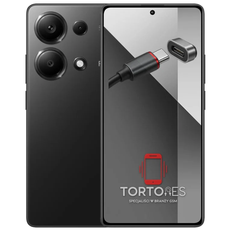 Redmi Note 13 Pro z ilustracją złącza ładowania - naprawa złącza ładowania