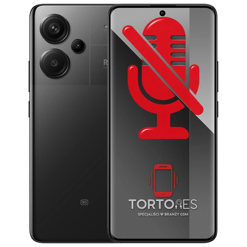 Redmi Note 13 Pro+ 5G z symbolem mikrofonu - naprawa mikrofonu