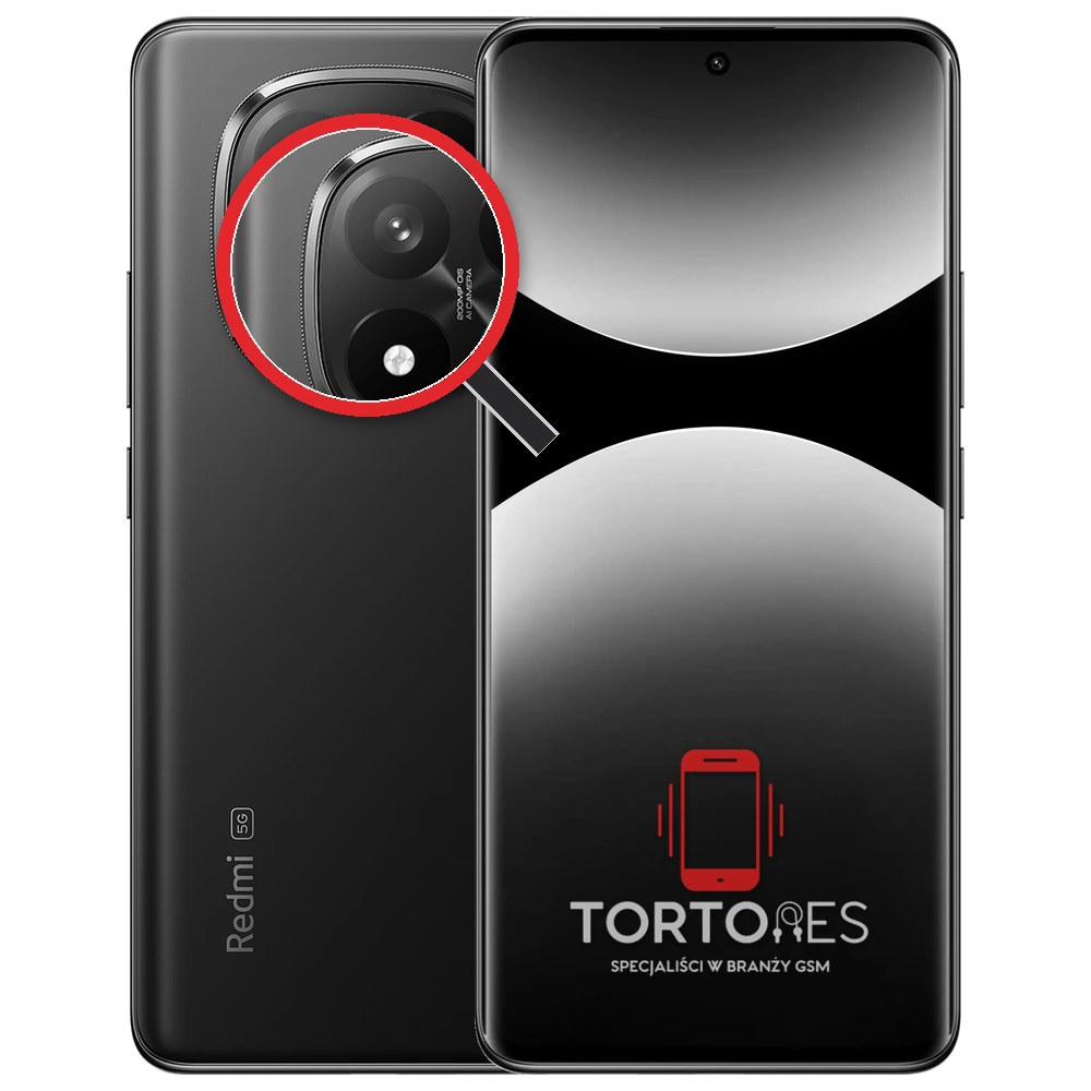 Redmi Note 14 Pro+ 5G z lupą na tylnych aparatach - wymiana tylnej kamery