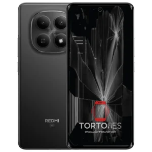 Redmi Note 15 5G z ilustracją pękniętego wyświetlacza - wymiana zbitego wyświetlacza