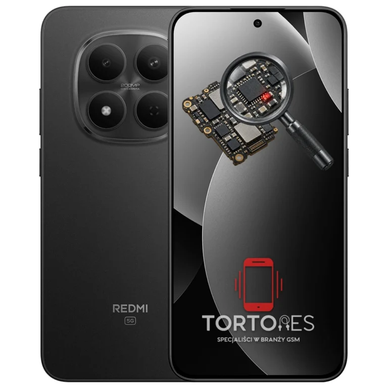 Redmi Note 15 Pro 5G z symbolem diagnostyki - diagnoza telefonu
