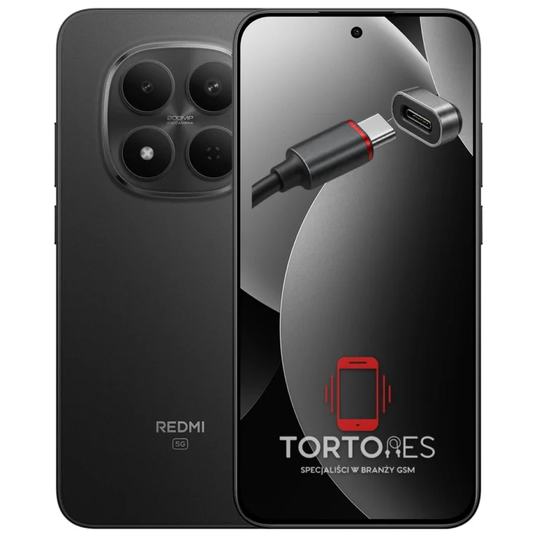 Redmi Note 15 Pro 5G z ilustracją złącza ładowania - naprawa złącza ładowania