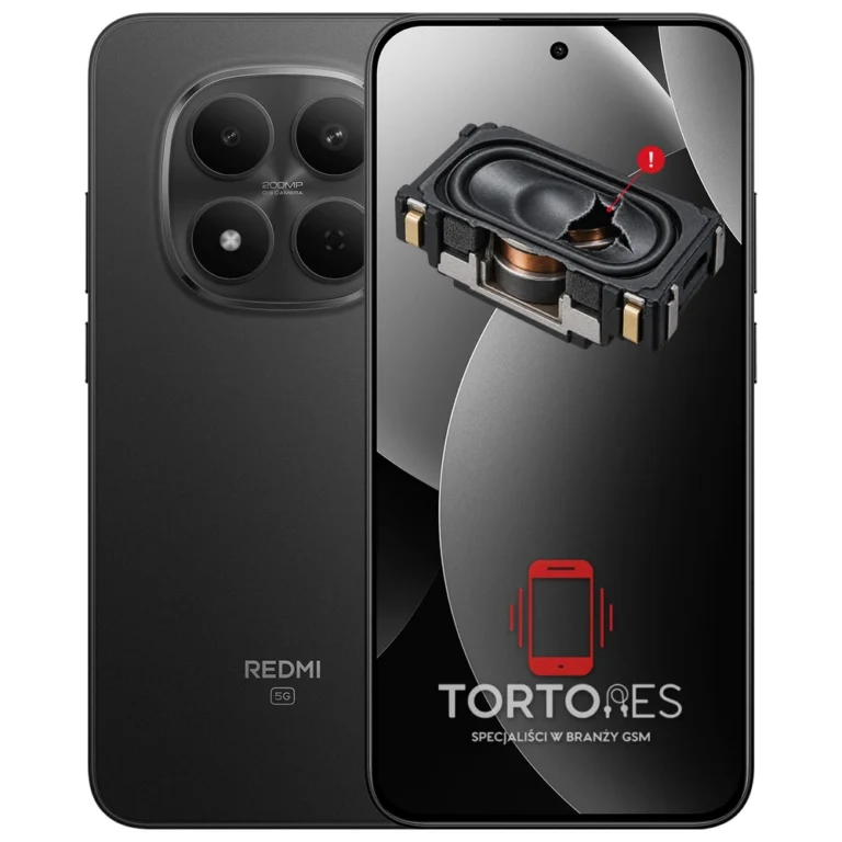 Redmi Note 15 Pro 5G z symbolem głośnika multimedialnego - wymiana głośnika multimedialnego