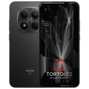 Redmi Note 15 Pro 5G z ilustracją pękniętego wyświetlacza - wymiana zbitego wyświetlacza