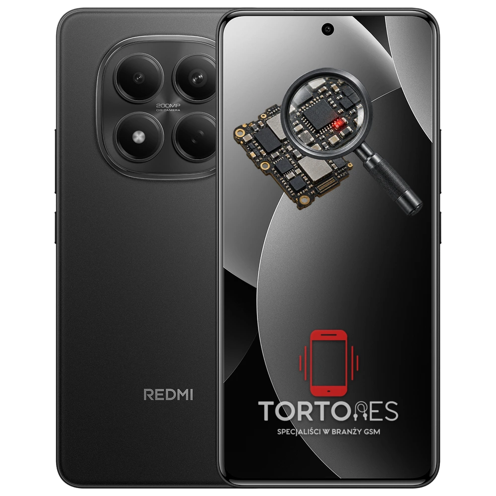 Redmi Note 15 Pro z symbolem diagnostyki - diagnoza telefonu