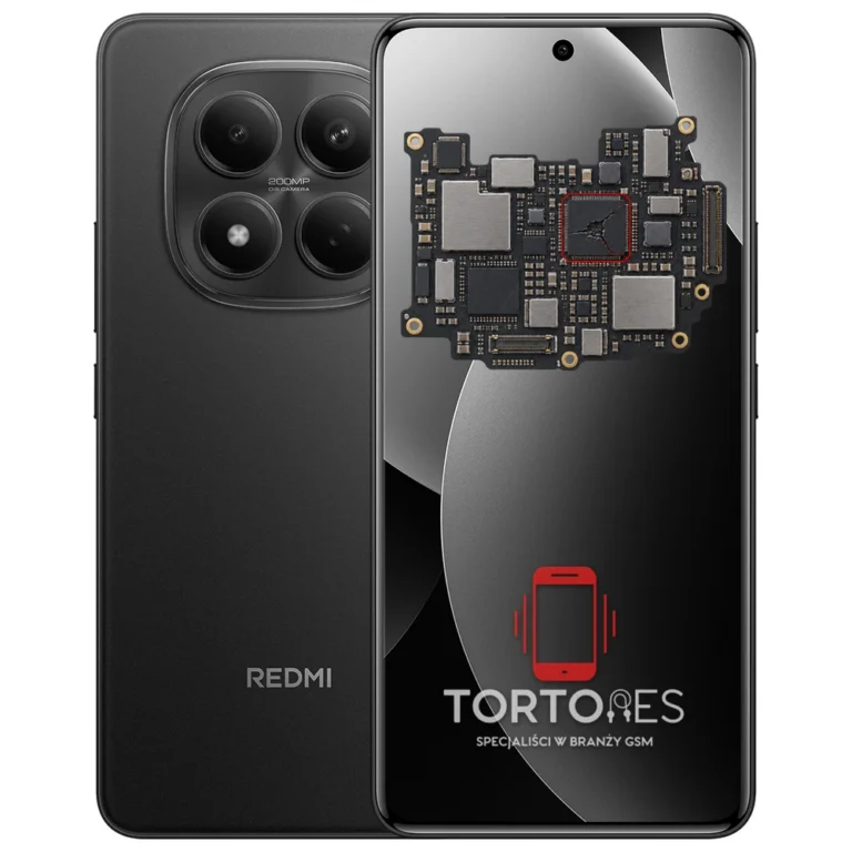 Redmi Note 15 Pro z ilustracją płyty głównej - naprawa płyty głównej