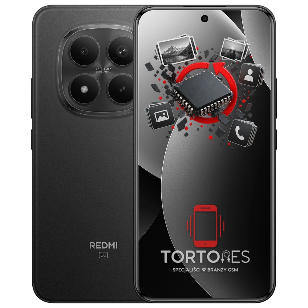 Redmi Note 15 Pro+ 5G z ilustracją odzyskiwania danych - odzyskiwanie danych