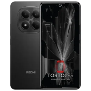 Redmi Note 15 Pro z ilustracją pękniętego wyświetlacza - wymiana zbitego wyświetlacza