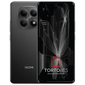 Redmi Note 15 z ilustracją pękniętego wyświetlacza - wymiana zbitego wyświetlacza