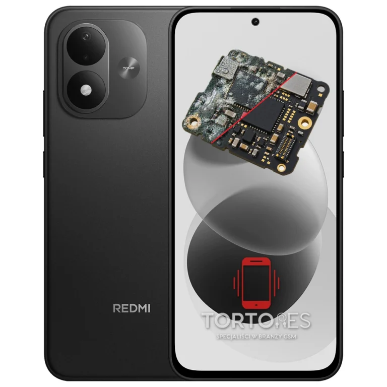 Redmi Note 17 z ilustracją zalania - czyszczenie po zalaniu
