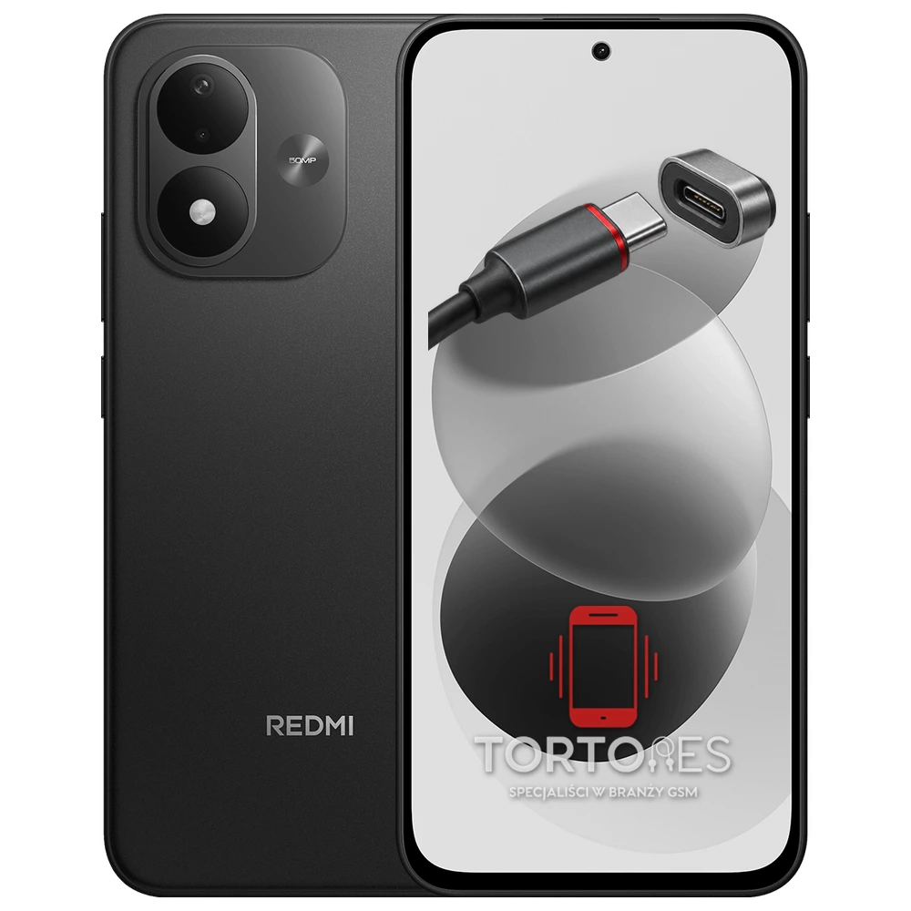 Redmi Note 17 z ilustracją złącza ładowania - naprawa złącza ładowania