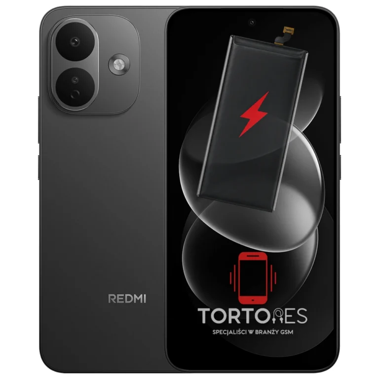 Redmi Note 17 Pro 5G z ilustracją baterii - wymiana baterii